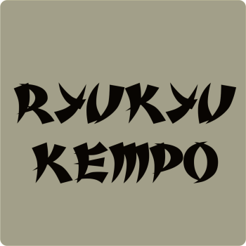 Ryukyu Kempo Schriftzug