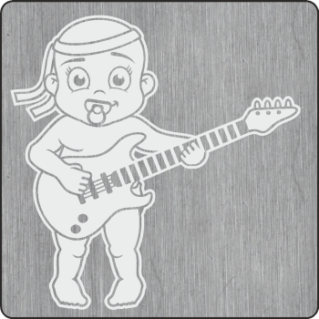 Bube mit Gitare