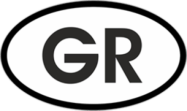 Nationalitätskennzeichen Aufkleber für - Pkw ( GR )