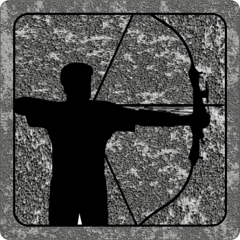 Bogenschuetzer Aufkleber