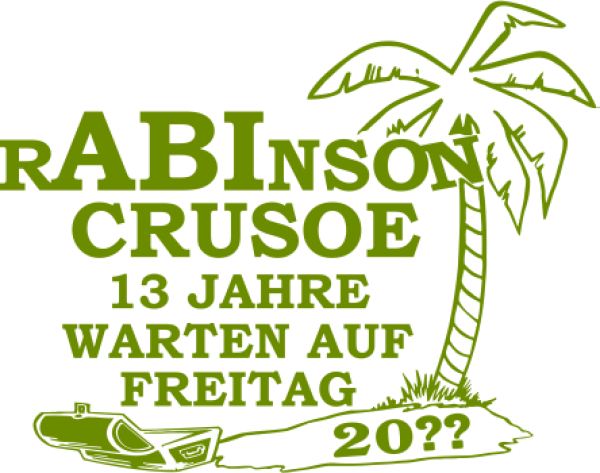 Abi Aufkleber fuer aussen oder innen ca. 500 mm x 700 mm
