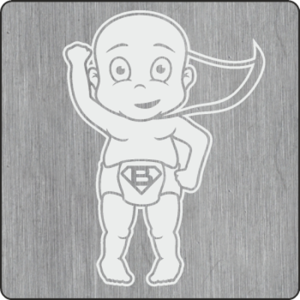 Bube als Superbaby