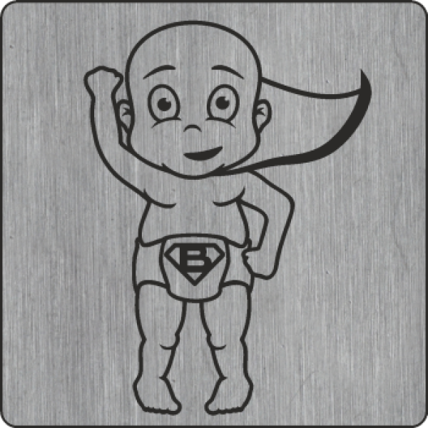 Bube als Superbaby