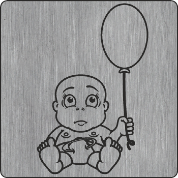 Bube mit Luftballon