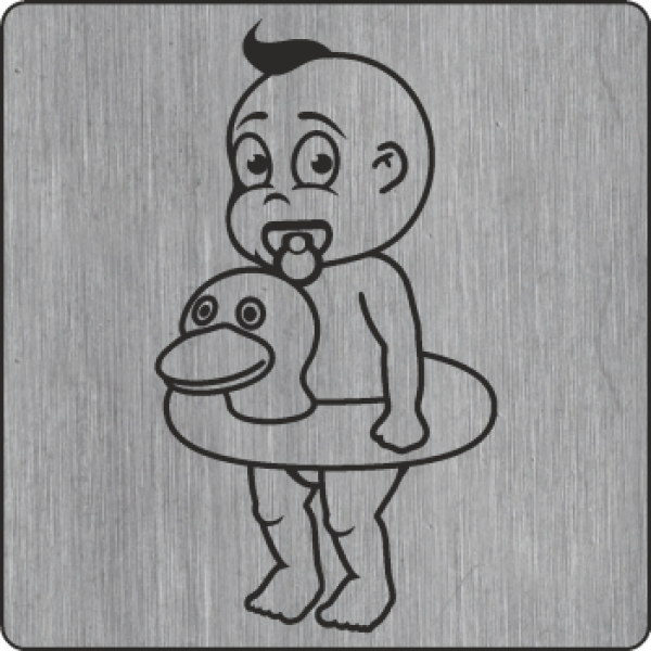 Bube mit Schwimmring