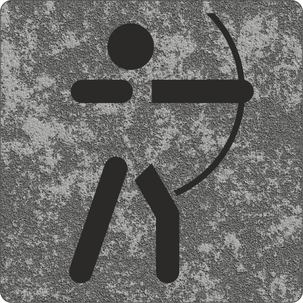 Kyudo Bogenschueetze Aufkleber 7